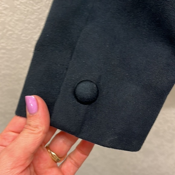 Vintage LeBaron California Navy Suede Blazer - Picture 3 of 9